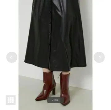 미사용 새상품 리엔다 스트레이트 숏 부티