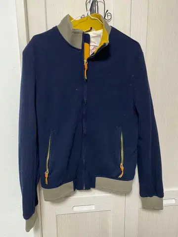 ZARA MAN 네이비 플리스 자켓