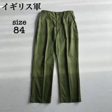 [컨디션 최상] 영국군 베이커 팬츠 퍼티그 밀리터리 올리브 그린