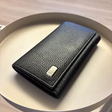 던힐 가죽 키케이스 블랙 6연 거의 미사용