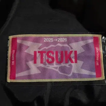 후지와라 이츠키 네임 미니 타월 THE RAMPAGE 란페