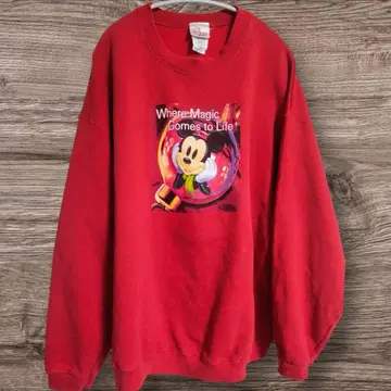 [ USA제 ] The Disney Store 미키 맨투맨 L/XL