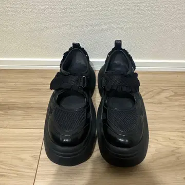 merry jenny 프릴 메쉬 벨크로 스니커즈