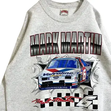 NUTMEG USA제 레이싱 트레이닝 스웨트 셔츠 양면 구제 의류 XL