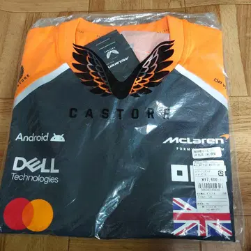 맥라렌 McL RP 티셔츠 #4 노리스 그레이/오렌지