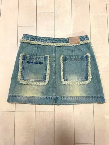 HTH 보아 디자인 데님 스커트