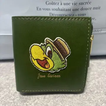 호세 카리오카 그린 컬러 이단 접이식 지갑 Disney