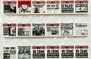 새상품 스파이더맨 데일리 뷰글 미니 피규어 레고 스파이더맨