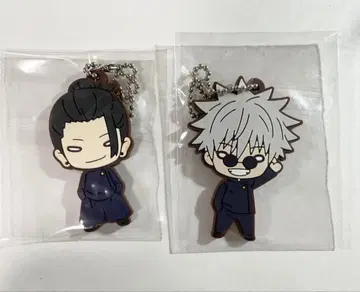 주술회전 고죠 사토루 게토 스구루 러버 스트랩