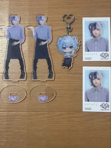 러브식 하야테 아크릴 스탠드 아크릴 키링 트레이딩 카드