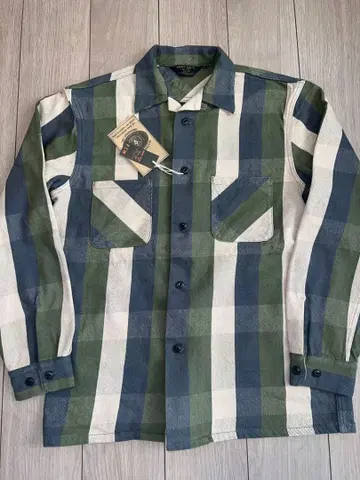 WESTRIDE 웨스트 라이드 체크 긴팔 셔츠 XXL 44