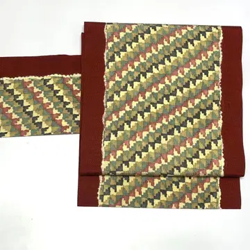 명문 타치바나 나고야 오비 순수 실크 수리 유젠 시보리 so232