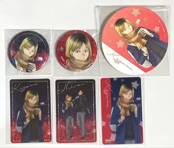 하이큐 코스모 월드 코즈메 켄마 캔뱃지 특전 홀로그램 카드