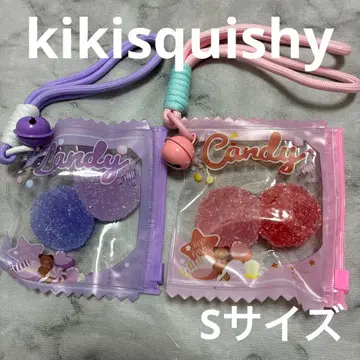 [ 새상품 ] kikisquishy kiki 님 샤리샤리 캔디 키홀더