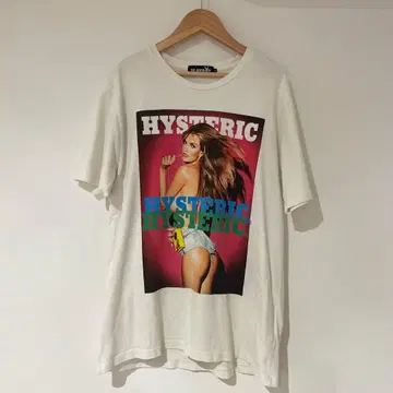 HYSTERIC 그래픽 T셔츠 화이트