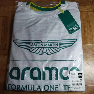 애스턴 마틴 아람코 F1 팀 일본 한정판 티셔츠 2025 L 화이트