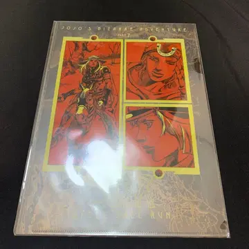 [새상품] 죠죠의 기묘한 모험 7부 스틸 볼 런 A4 클리어 파일