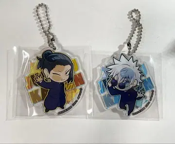 주술회전 고죠 사토루 게토 스구루 아크릴 키링