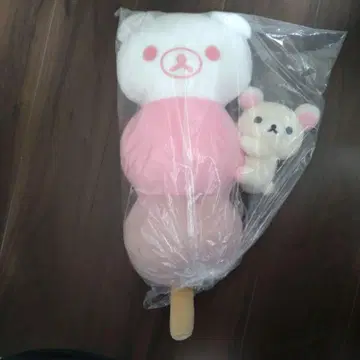 미사용 새상품 리락쿠마찻집 3색 경단 봉제 인형 XL 코리락쿠마