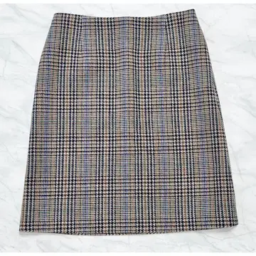 J&M DAVIDSON Johnstons 글렌체크 스커트 브라운 #8