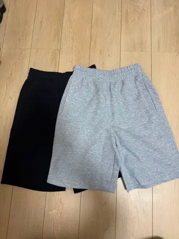 UNIQLO C 맨투맨 숏팬츠 (그레이 블랙)