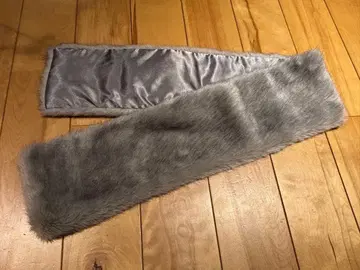 그레이 퍼 머플러 일본제 자유구