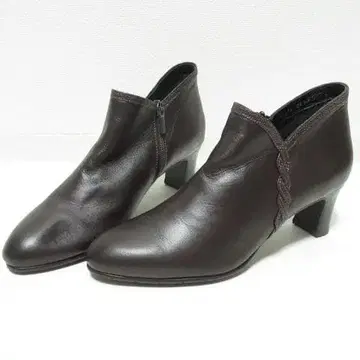 긴자 요시노야 가죽 부티 24cm 다크 브라운