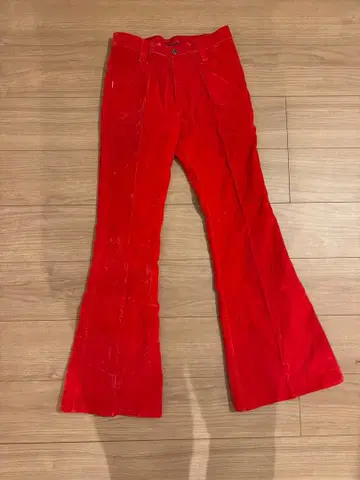 80년대? miss Levi's 벨보텀 빅 E 화이트 탭 레드 문자