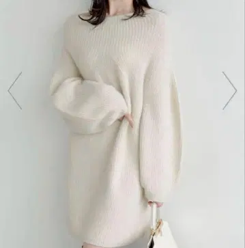 스나이델 라쿤 미니 니트 원피스 스웨터