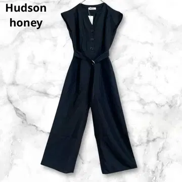 시마무라 블랙 올인원 M 성인 멋스러운 슬리브리스 팬츠