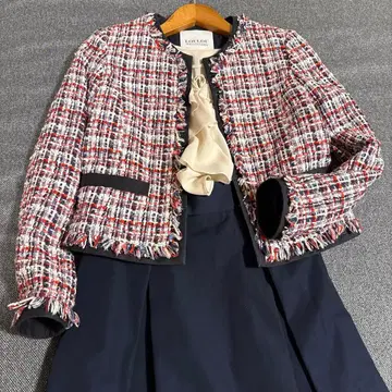 트위드 자켓 룰루윌비 트루니에사