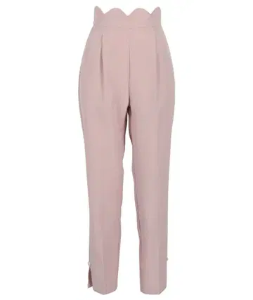 고베레타스 [ Nana 씨 콜라보 ] 허리 스캘럽 테이퍼드 팬츠