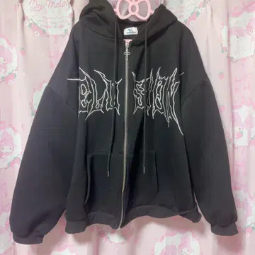 VOLCAN&APHRODITE 메탈 크로스 후드티