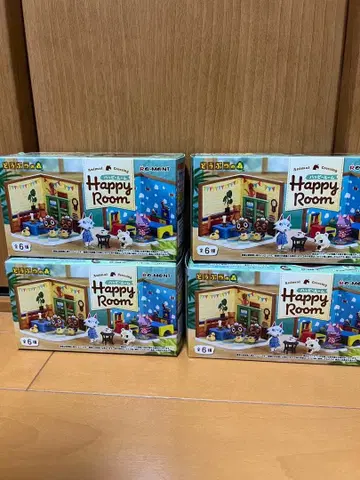 동물의 숲 Happy Room 4개 세트