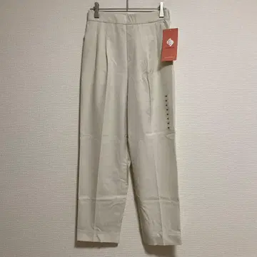 [ 새상품 ] 글로벌 워크 우츠쿠 실루엣 테이퍼드 팬츠 아이보리 08 M