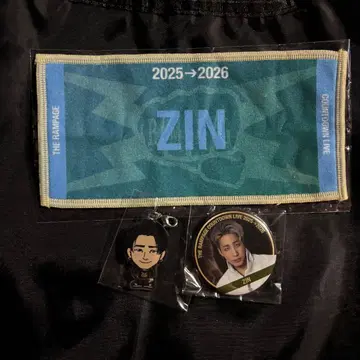 진 네임 미니 타월 캔뱃지 캐릭터 아크릴 참 램페이지