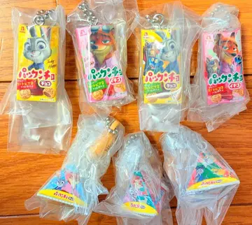 주토피아2 팩앤초 미니어처 참 7종 세미 컴플리트 세트