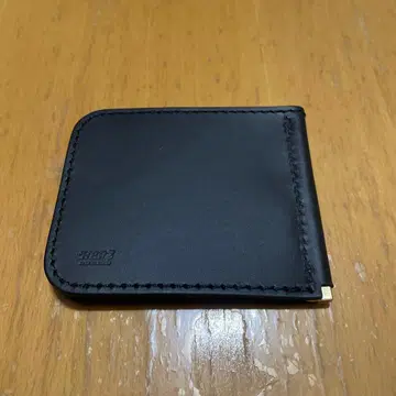 HERZ 블랙 가죽 머니클립