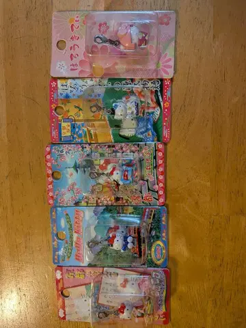 헬로키티 지역 한정판 스트랩 5개 세트