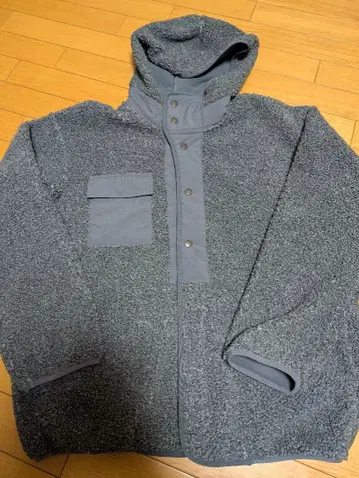 ENGINEERED GARMENTS GU 콜라보 플리스 자켓 그레이