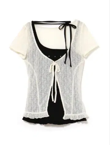 and marry claire set tops 블랙&화이트