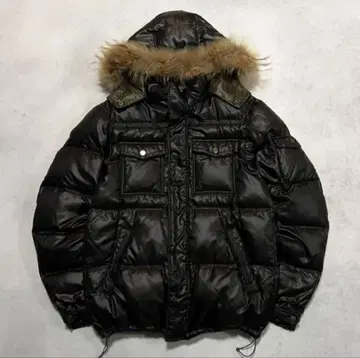 아카이브 기믹 퍼 다운 재킷 y2k