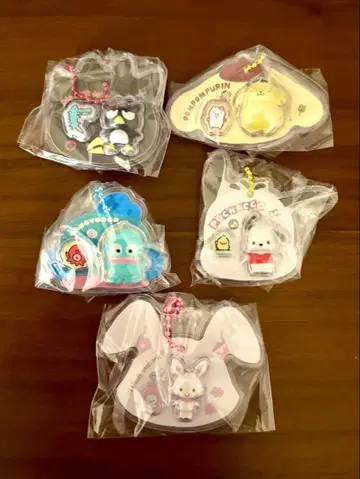 산리오 패키지 참 세트 5종