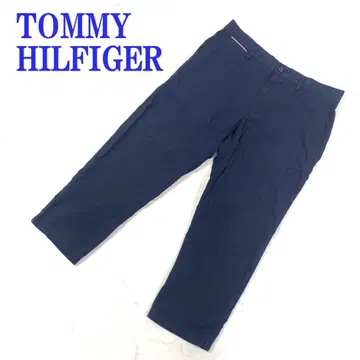 타미힐피거 치노 팬츠 네이비 코튼 32 C4428