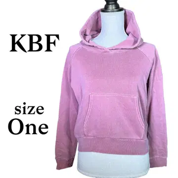 A211 KBF 후드티 [ One ] 후디 핑크 면100%