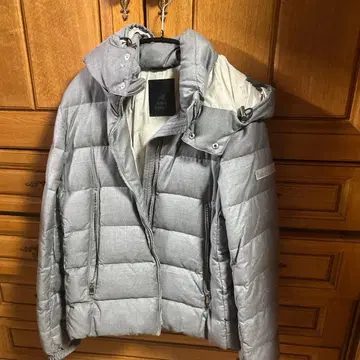 TATRAS R 후드 부착 다운 자켓 그레이