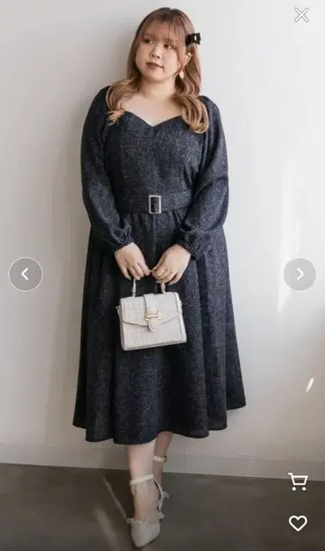 트위드풍 원피스