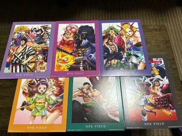 제일복권 원피스 패왕의 징조 H상 아트 플레이트 6종 세트