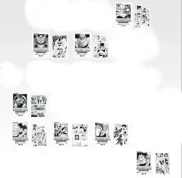 제일복권 드래곤볼 클리어 파일 8종 세트