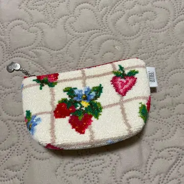 FEILER 페이러 딸기 패턴 파우치